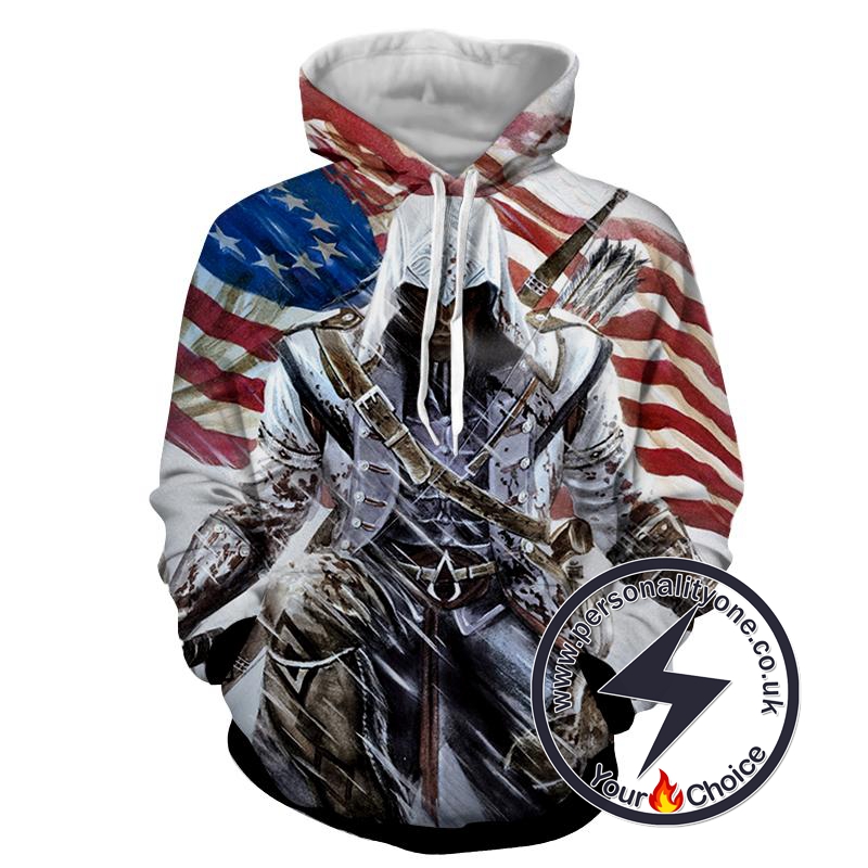 Assassins Creed 3D - Assassin's Creed Sweat Shirt - Assassin's Creed Hoodies